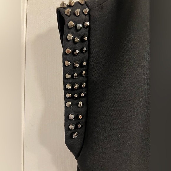 FOREVER 21 Elegant Gold Stud Blouse Top Sz S - Picture 3 of 5